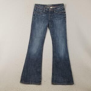 Parasuco Bootcut Jeans Womens 29 Blue Medium Wash Low Rise Stretch Denim 31x32